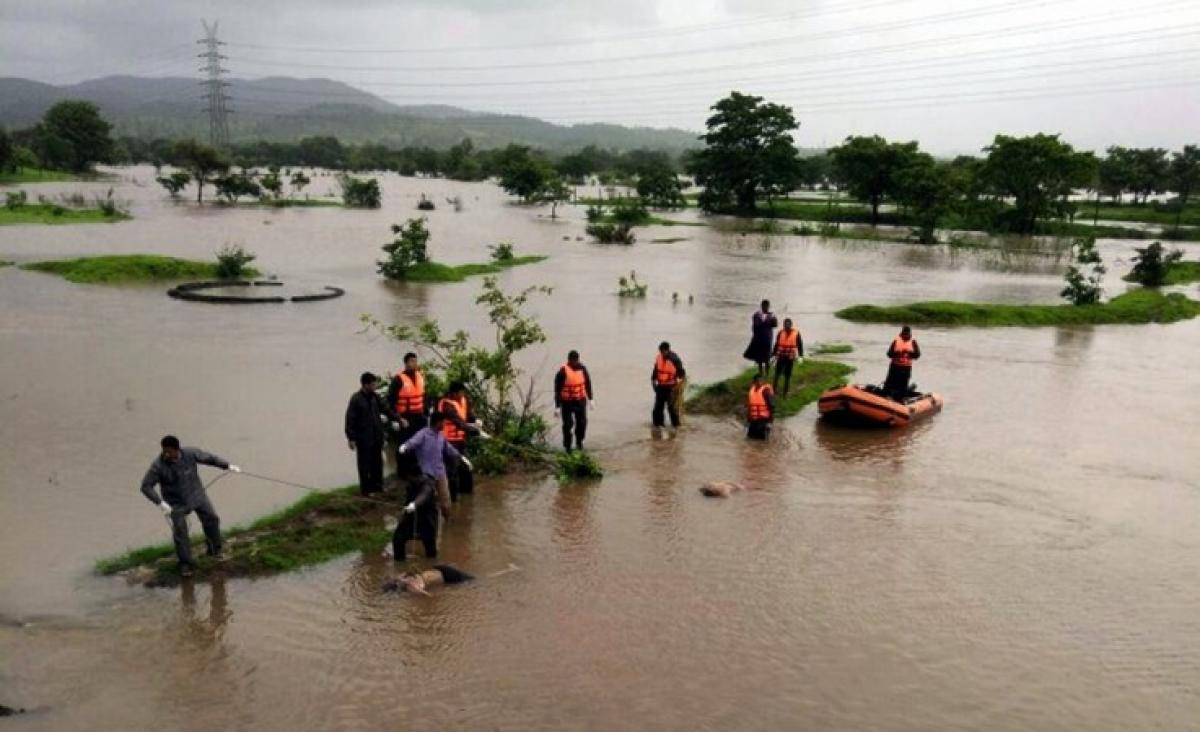 Maharashtra Bridge collapse: Naval team locate wreckage of two buses